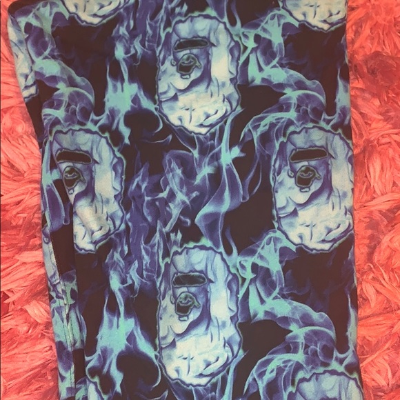 BAPE Flame Slim Sweatpants Blue - Picture 8 of 10